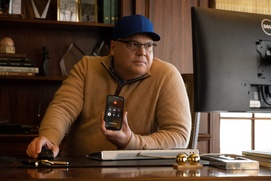 Une scène du film Dumb Money Une scène du film Dumb Money
