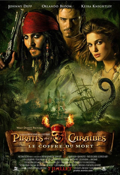 Affiche du film Pirates des Caraïbes : Le coffre du mort