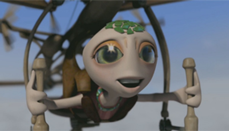 Une scène du film Battle for Terra
