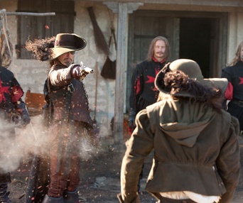 Une scène du film The Three Musketeers