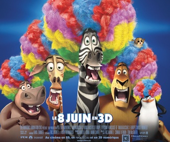 Affiche du film Madagascar 3 : Bons baisers d'Europe