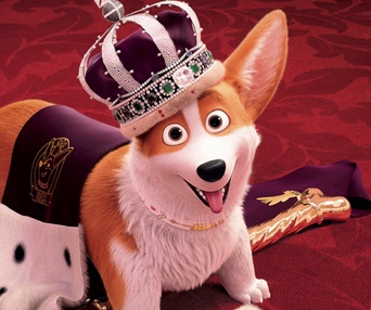 Une scène du film The Queen's Corgi