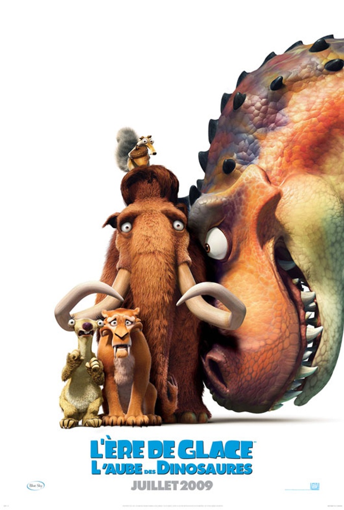 Galerie - Première affiche en français de L'ère de glace : L'aube des dinosaures