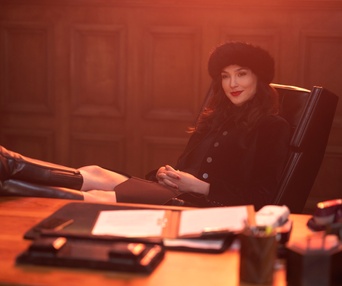 Une scène du film Red Notice