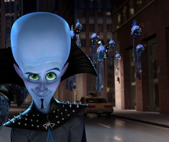 Une scène du film Megamind