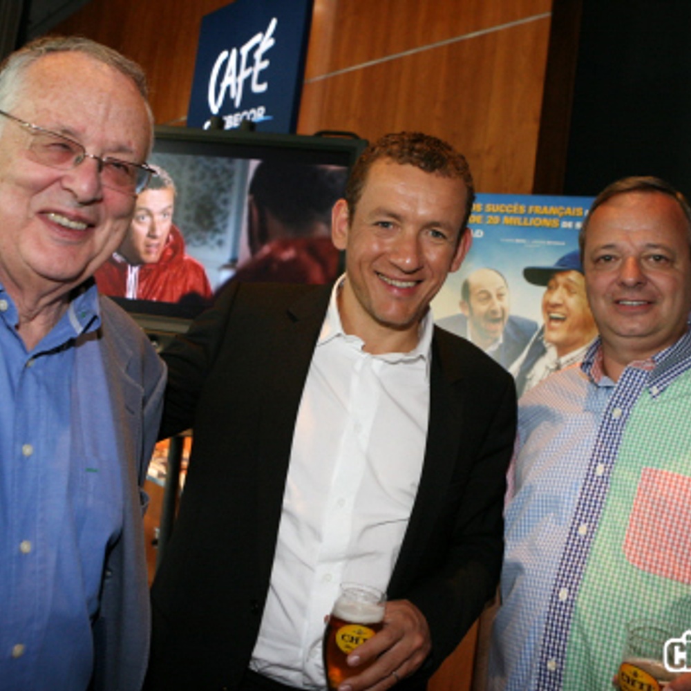 André Link, Dany Boon et Christian Larouche sur le tapis rouge de bienvenue chez les Ch'tis