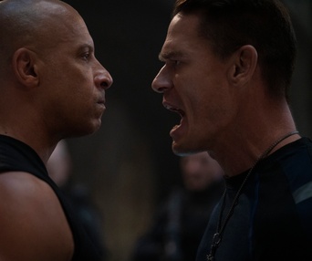Une scène du film Fast & Furious 9