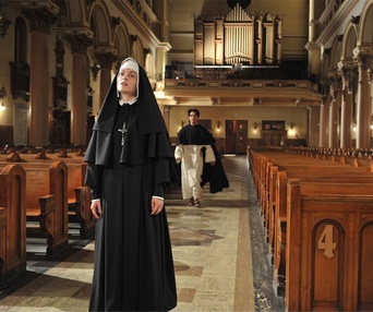 Une scène du film Pour l'amour de Dieu
