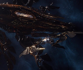 Une scène du film Jupiter Ascending