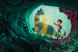 Une scène du film My Father's Dragon