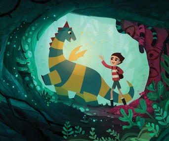 Une scène du film My Father's Dragon