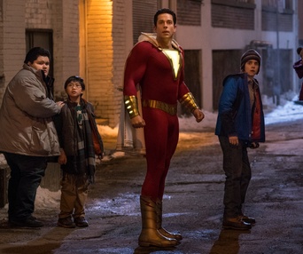 Une scène du film Shazam!