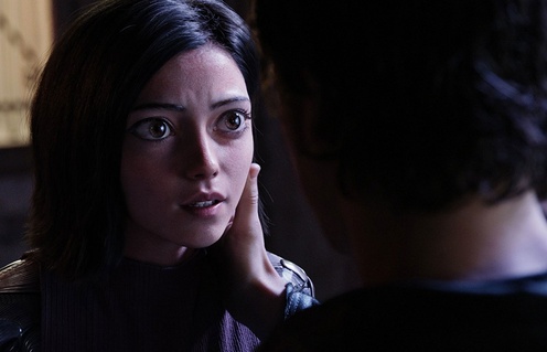 Une scène du film Alita : L'ange conquérant