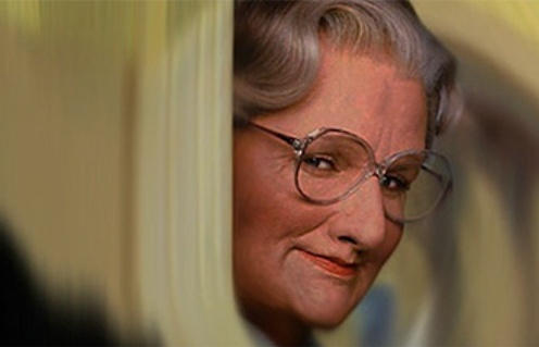 Une scène du film Mrs. Doubtfire