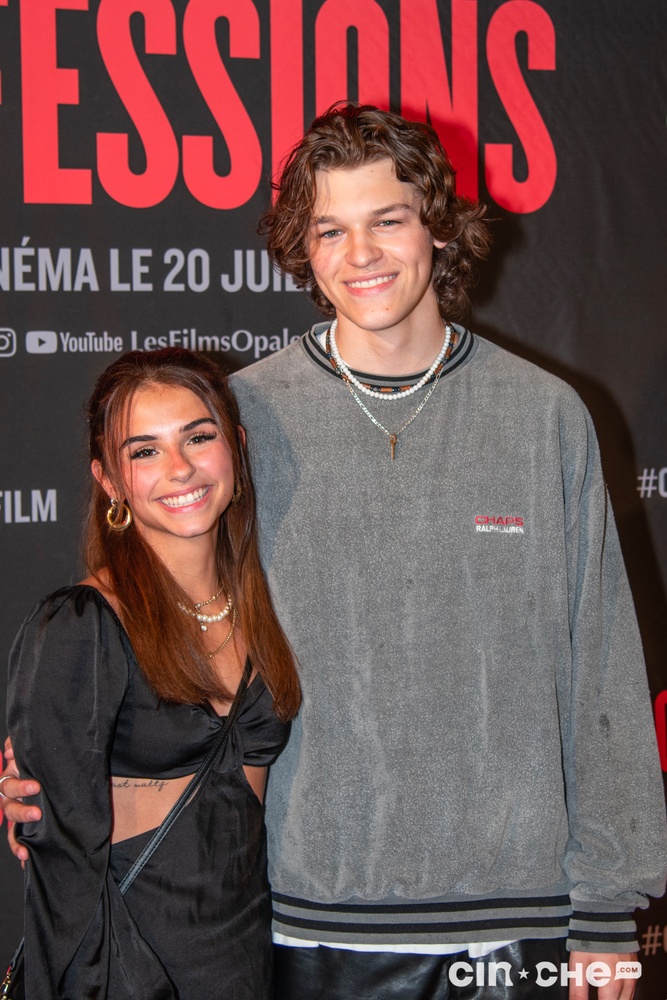 Sur le tapis rouge du film Confessions