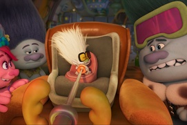 Une scène du film Trolls Band Together