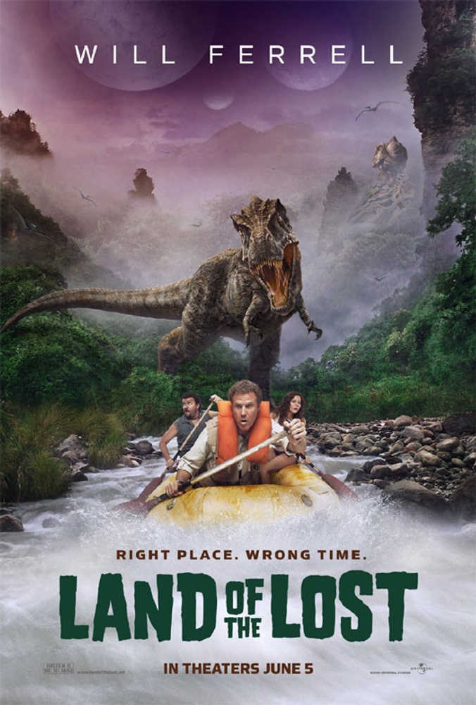 Galerie - Première affiche de la comédie d'aventures Land of the Lost