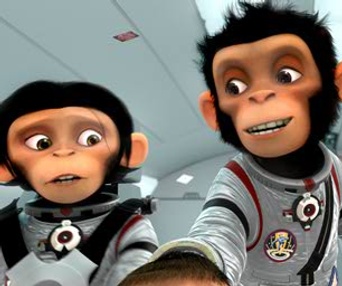 Scène du film Space Chimps