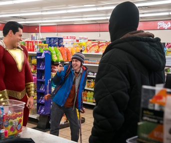 Une scène du film Shazam!