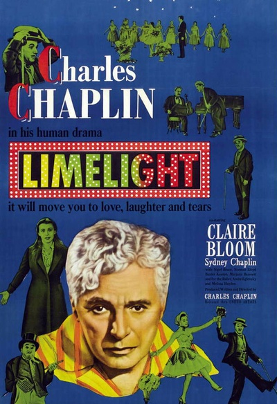 Affiche d'époque du film Limelight