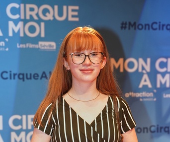 Sur le tapis rouge du film Mon cirque à moi