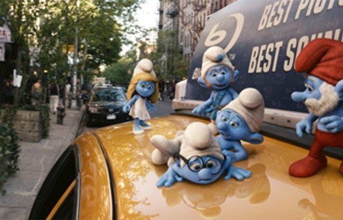 Une scène du film The Smurfs