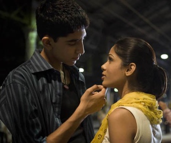 Scène du film Slumdog Millionaire