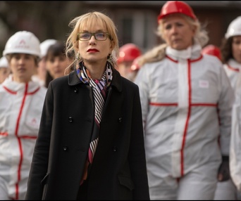 Une scène du film La syndicaliste