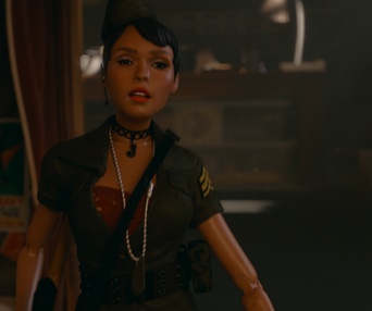 Une scène du film Welcome to Marwen