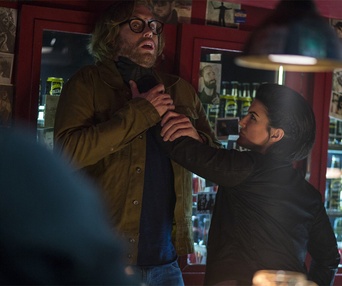 Une scène du film Deadpool
