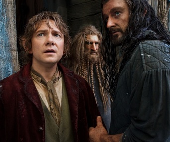 Une scène du film The Hobbit: The Desolation of Smaug