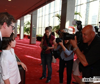 Sur le tapis rouge de L'enfant prodige