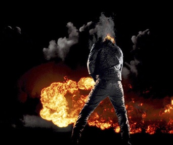 Une scène du film Ghost Rider: Spirit of Vengeance