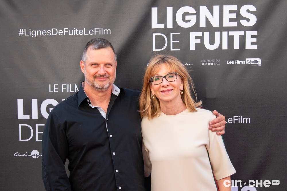 Sur le tapis rouge du film Lignes de fuite