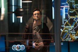 Une scène du film Snowden Une scène du film Snowden