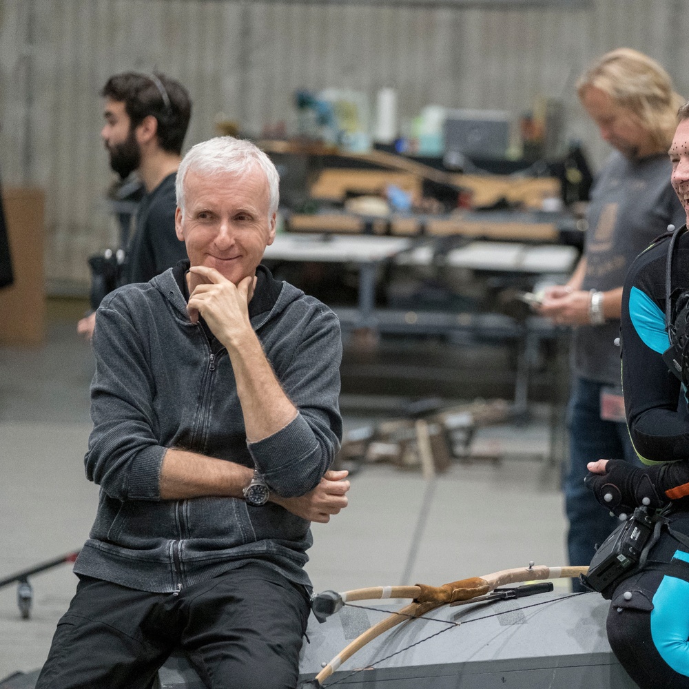 Sur le plateau du film Avatar: The Way of Water