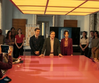 Une scène du film The Love Scam