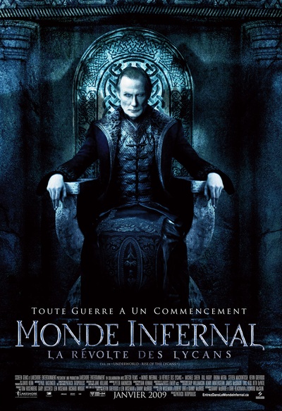 Affiche du film Monde infernal : La révole des Lycans