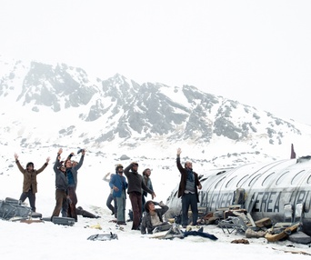 Une scène du film Society of the Snow