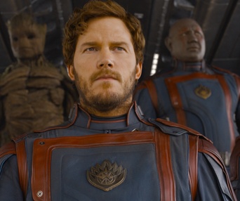 Une scène du film Guardians of the Galaxy Vol. 3