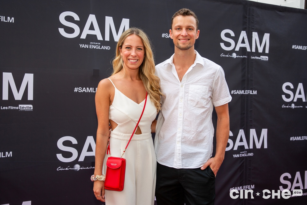 Sur le tapis rouge du film Sam