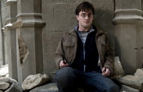 Daniel Radcliffe dans le film Harry Potter and the Deathly Hallows: Part 2