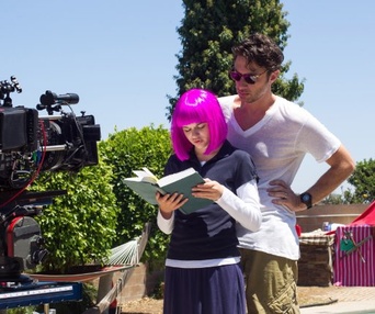 Sur le plateau du film Wish I Was Here