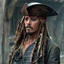 Johnny Depp dans le film Pirates of the Caribbean: On Stranger Tides