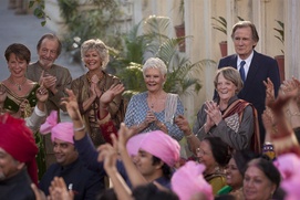 Une scène du film The Second Best Exotic Marigold Hotel Une scène du film The Second Best Exotic Marigold Hotel