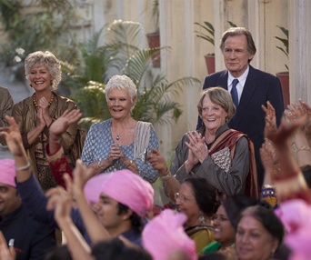 Une scène du film The Second Best Exotic Marigold Hotel