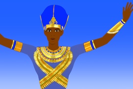 Une scène du film Le pharaon, le sauvage et la princesse