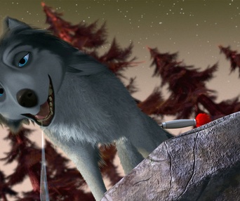 Une scène du film Alpha and Omega