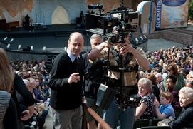 Sur le plateau du film Joyful Noise Sur le plateau du film Joyful Noise