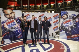 Sur le tapis rouge du film Goon: Last of the Enforcers